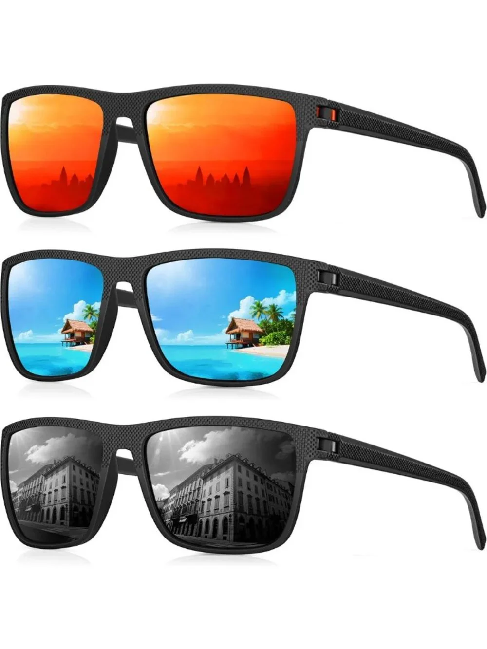 Polarized Sunglasses for Men & Women - Classic UV Protection for Fishing